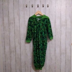 Minecraft Soft Fleece Footless Indie XSmall Onesie